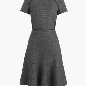 J. Crew Checkered Flutter Dress